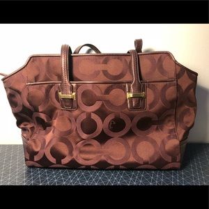 EUC Coach Purse - Deep Red Color
